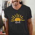 Dad Of The Birthday First Trip Around The Sun Birthday Men's V-Neck T-Shirt