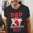 Dad Of The Birthday Karate Taekwondo Boy Martial Arts Men's V-Neck T-Shirt