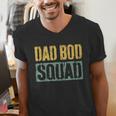 Dad Bod Squad Shirt Men Fathers Day Men's V-Neck T-Shirt