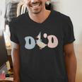 Dad Daddy Of The Birthday Silly Goose Family Men's V-Neck T-Shirt