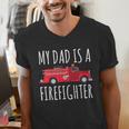My Dad Is A Firefighter Men's V-Neck T-Shirt