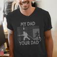 My Dad Your Dad Firefighter Son Proud Fireman Rescuer Men's V-Neck T-Shirt