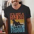 Dad Its Not A Dad BOD Its A Father Figure Graphic Men's V-Neck T-Shirt