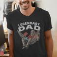 Dad Legendary Saying Men's V-Neck T-Shirt