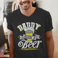 Dad Needs A Beer Button Up Shirts Beer Drinking Lover Men's V-Neck T-Shirt