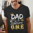 Dad Of The Notorious One Old School 1st Hip Hop Birthday Men's V-Neck T-Shirt