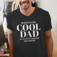 Dad Quote Fathers Day Shirt For Dad From Daughter Men's V-Neck T-Shirt