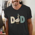 Dad Silly Goose 1st Birthday Family Matching Pocket Men's V-Neck T-Shirt