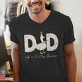Dad Of The Silly Goose Silly Goose Birthday Matching Family Men's V-Neck T-Shirt
