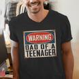 Dad Of a Teenager Official Teenager Matching Men's V-Neck T-Shirt