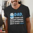 DAD Thanks For Coming Back When You Went To Get Milk Men's V-Neck T-Shirt