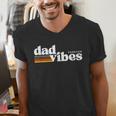 Dad-Vibes Forever Father Retro Vintage Men's V-Neck T-Shirt
