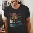 Dada Daddy Dad Bruh For Dad Father's Day Men's V-Neck T-Shirt Dada Daddy Dad Bruh For Dad Father's Day Men's V-Neck T-Shirt