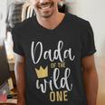 Dada Of The Wild One Shirt 1st Birthday First Thing Dad Tee Men's V-Neck T-Shirt