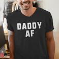 Daddy AF As Fuck Christmas T-Shirt Men's V-Neck T-Shirt
