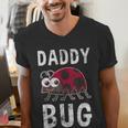 Daddy Bug Ladybug Lover Cute Dad Small Men's V-Neck T-Shirt