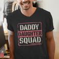 Daddy Daughter Squad Fathers Day Matching Dad And Daughter Men's V-Neck T-Shirt