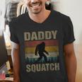 Daddy Squatch Bigfoot Dad Sasquatch Yeti Family Matching Men's V-Neck T-Shirt Daddy Squatch Bigfoot Dad Sasquatch Yeti Family Matching Men's V-Neck T-Shirt