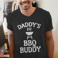 Daddys BBQ Buddy Cute Barbecue Family Match Boys Girls Kids Men's V-Neck T-Shirt