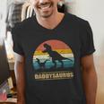 Daddysaurus DadRex Dinosaur Men Men's V-Neck T-Shirt