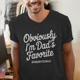 Dads Favorite Son Daughter I'm Dad's Favorite Men's V-Neck T-Shirt