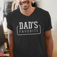 Dad's Favorite Son Daughter I'm Dad's Favorite Men's V-Neck T-Shirt