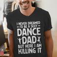 Dance Dad Art For Men Father Dance Teacher Dance Dad Men's V-Neck T-Shirt