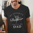 Dance Dad And Daughter Shirt For Men Men's V-Neck T-Shirt