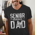Dance Senior Dad Of A Senior Dancer Father 2026 Men's V-Neck T-Shirt Dance Senior Dad Of A Senior Dancer Father 2026 Men's V-Neck T-Shirt