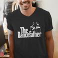 The Dancefather Dance Dad Dancer Dancing Father Men Men's V-Neck T-Shirt