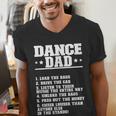 Dancer Dad Dancing Father Of A Dancer Dad Men's V-Neck T-Shirt