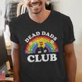 Dead Dads Club Inappropriate Cringe Adult Raunchy Men's V-Neck T-Shirt