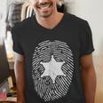 Deputy Sheriff DNA Sheriff Graduation 6 Star Badge Men's V-Neck T-Shirt