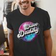 Disco Daddy 60's 70s Disco Dad Men's V-Neck T-Shirt