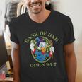 Disney DuckTales Bank Of Dad Small Men's V-Neck T-Shirt