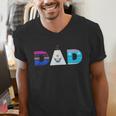 Disney Frozen Elsa Anna Olaf Dad Father's Day Birthday Men's V-Neck T-Shirt