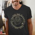 Disney Hercules Father's Day Zeus This Dad Is A True Hero Men's V-Neck T-Shirt