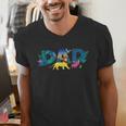 Disney The Lion King Simba & Pals Dad Father's Day Birthday Men's V-Neck T-Shirt
