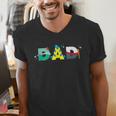 Disney The Little Mermaid Ariel Father’s Day Birthday Dad Men's V-Neck T-Shirt