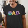 Disney Princess Dad Father’s Day Birthday Men's V-Neck T-Shirt