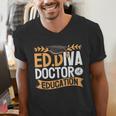 Doctor Of Education EdD Graduation ED Diva Men's V-Neck T-Shirt