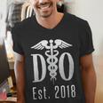 Doctor Graduation Shirt Tshirt Tee For Medical Students DO Men's V-Neck T-Shirt