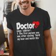Doctor For Medical Med Student Graduation Men's V-Neck T-Shirt
