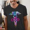 Doctor Of Occupational Therapy OTD Caduceus Graduation Men's V-Neck T-Shirt