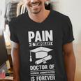 Doctorate Is Forever- Graduation Achievement DBA Doctorate Men's V-Neck T-Shirt