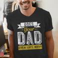 Does Your Dad Even Lift Bro Gym Lover's Men's V-Neck T-Shirt