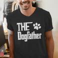 The Dogfather Dog Father Dad Men's V-Neck T-Shirt