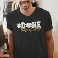 DONE Class Of 2024 Graduation For Her Him Grad Senior 2024 Men's V-Neck T-Shirt