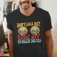 Don't Like Me Antisocial Introvert & Anti Social Men's V-Neck T-Shirt Don't Like Me Antisocial Introvert & Anti Social Men's V-Neck T-Shirt