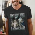Don't Worry Kitten Daddy's Here Cool Alpha Wolf Meme Men's V-Neck T-Shirt Don't Worry Kitten Daddy's Here Cool Alpha Wolf Meme Men's V-Neck T-Shirt